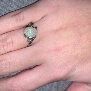 Sterling silver Opal ring